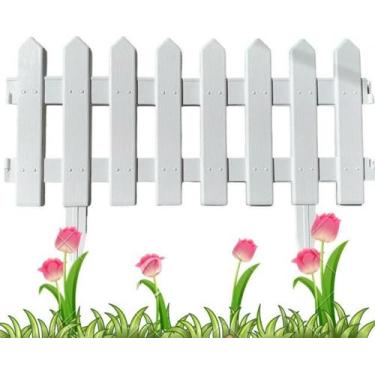 Imagem de 10 Cerquinhas Jardim Plástico Horta Canteiro Piscina 5,50 mt - WL ORNA