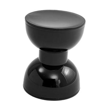 Imagem de WeiLaiKeQi Mesa lateral pequena para móveis internos, trocador de sapatos, mesa de centro minimalista e suave para sofá, cadeira e porta, Preto
