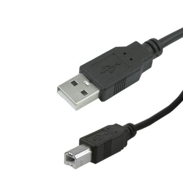 Imagem de Cabo Para Impressora Usb A 2.0 Macho Para Usb B 2M