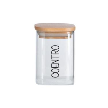 Imagem de Pote Hermético Quadrado (200 ml) Coentro - Oikos, Coentro