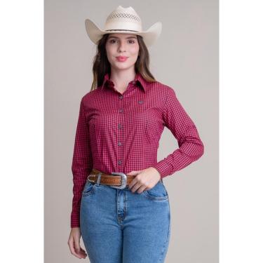 Imagem de CAMISA FEMININA MANGA LONGA TEXAS FARM - CAF133 - XADREZ-Feminino