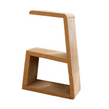 Imagem de IEUDNS Arranhador de papelão para gatos, almofada de arranhar multifuncional, esconderijo para escalada, casinha arranhadora para uso interno e externo, Inserção de Substituição