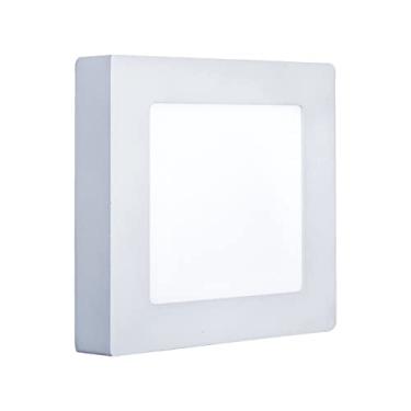 Imagem de Luminária Led Quadrada de Sobrepor 3000K, Ol Iluminação, Sp12Q3, 12 W, Branco