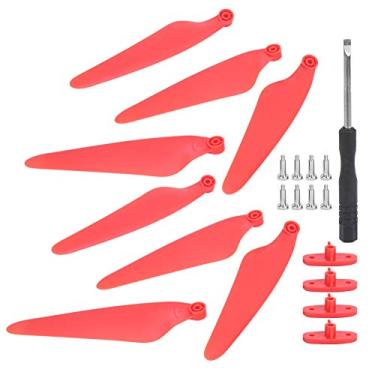 Imagem de Ainoli 2 pares RC drone hélice acessório de substituição adequado para Hubsan H117S Zino/Zinoipro (Vermelha)