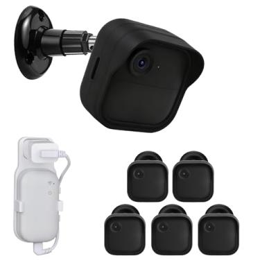 Imagem de Suporte de parede para câmera Blink Outdoor 4/2K+, pacote com 5 caixas protetoras à prova de intempéries e ajustável em 360 graus com módulo Blink Sync para sistema de câmera Blink Outdoor 4/2K+