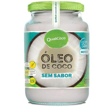 Imagem de Óleo de Coco Sem sabor 500ml Qualicôco