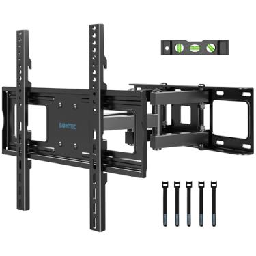 Imagem de Suporte de parede para TV, suporte de parede de TV de movimento completo para a maioria das TVs 23-60 LED, LCD, OLED planas e curvas, braços articulados duplos para TV, suporta até 45 kg, máximo VESA