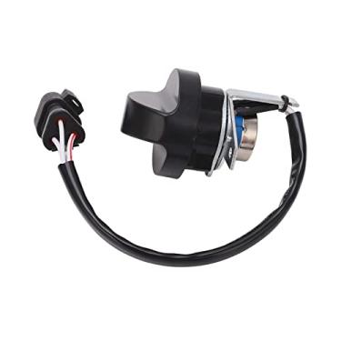 Imagem de aqxreight Substituição Triangular do Plugue do Interruptor Botão Motor Acelerador da Escavadeira de 3 Pinos para a Escavadeira Modelo Sany, o Botão Instantâneo Pode e o Contato de Controle Acelerador.