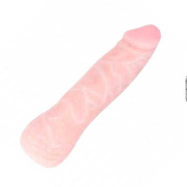 Imagem de Pênis Realístico Flexível, Silicone, 16cm de Comprimento, 3,2cm de Espessura, com Veias e Glande Realística