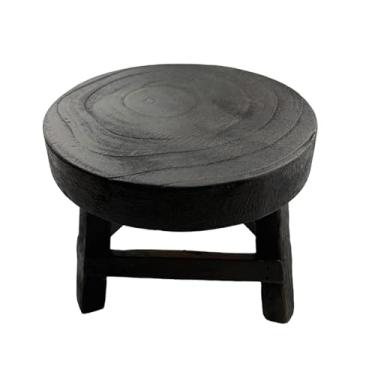 Imagem de RNXRZANK Banquinho de Madeira para Plantas, Bonsai, Suporte para Vasos de Flores, Expositor para Mesa Interna Ou Externa.