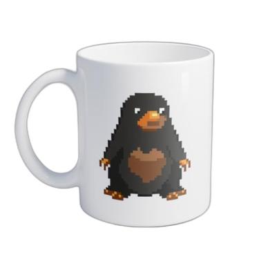 Imagem de Caneca Xícara de Café Porcelana 300ml Pixel Art Estilo Retro Jogos Vintage