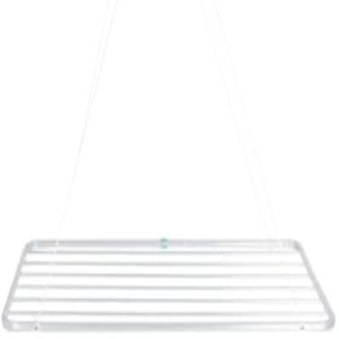 Imagem de Varal de aco, roupa limpa, estender secar, forte e leve, 90cm, compacto, pratico, aco escovado