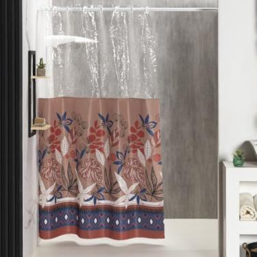 Imagem de Cortina para Box de Banheiro Impermeável com Ilhós (MALAGA)