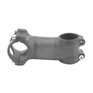 Imagem de Mesa de bicicleta de estrada/montanha em liga de alumínio fosco com fibra de carbono, ângulo de 6 a 17 graus, 31,8 x 60-120 mm(6 degree 80mm)