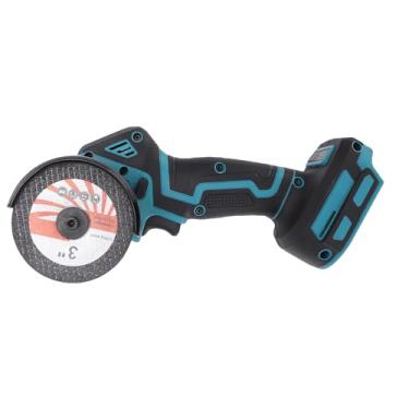 Imagem de Asixxsix Serra circular compacta, serra circular sem fio com lâminas de 3 polegadas, capa protetora contra poeira, motor de 19000 RPM, para madeira, plástico e metais macios