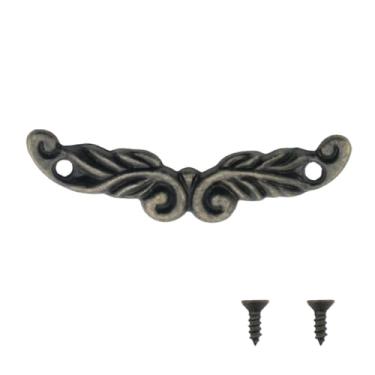 Imagem de DGHAOP Maçaneta decorativa em forma de arco de liga de zinco, 15 peças, adequada para gavetas, gabinetes, joias e estojo