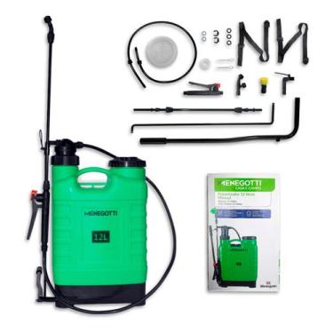 Imagem de Pulverizador Costal 12l Manual Profissional Menegotti Verde