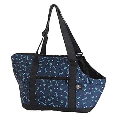 Imagem de Bolsa de Transporte Sak's Cães e Gatos Lateral Azul Pet-0037