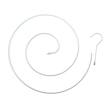 Imagem de Aro Espiral para Suspensão de Roupa Economizador Espaço Lençol Edredom Capa Colchão Coberta Acelera a Secagem Natural ao Ar Melhor Efeito Uso Externo