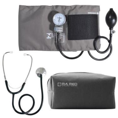 Imagem de Aparelho De Pressão Esfigmomanômetro Aneroide Adulto Grande/Obeso P.A.