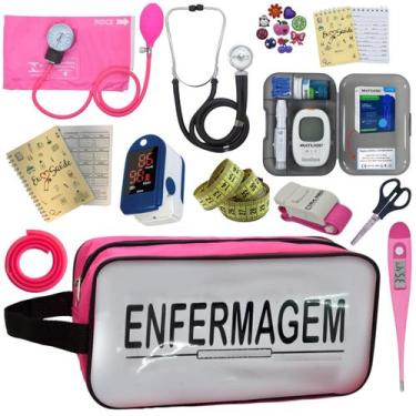 Imagem de Kit De Enfermagem Completo Medidor Glicose Aparelho Pressao - PREMIUM,