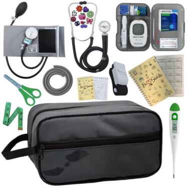 Imagem de Kit Enfermagem Completo Top + Medidor Glicose  - PREMIUM, P.A. Med, IN