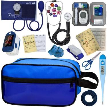 Imagem de Kit De Enfermagem Completo Medidor Glicose Aparelho Pressao - PREMIUM,