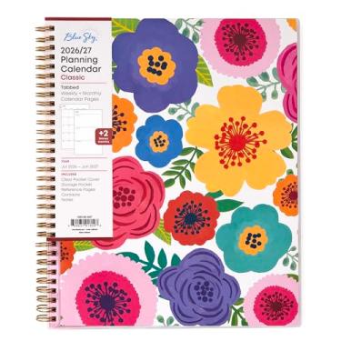 Imagem de Blue Sky Calendário semanal e mensal do ano acadêmico, Mahalo (Mahalo- 2026/2027, 21,6 cm x 28 cm)