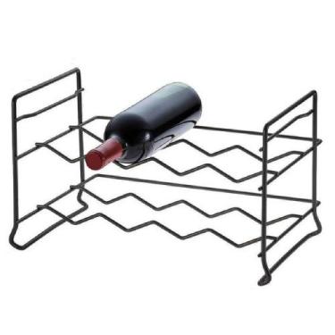 Imagem de 0125 - Mini Adega Empilhavel Porta Garrafas Merlot 8 Garrafas Schmitt 