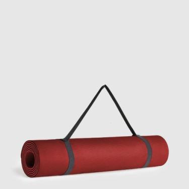 Imagem de Tapete Yoga Mat Colchonete Tatame 1,70mx55cmx5mm Exercício em Casa - E