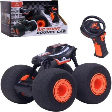 Imagem de Carrinho de Controle Remoto Efeito Acrobacias Rodas Espuma - Castela