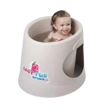 Imagem de Baby Tub Banheira Babytub Ofurô - De 1 A 6 Anos - Candy Bege Pêssego -