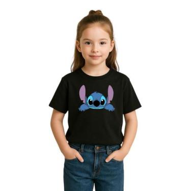 Imagem de Camiseta Infantil Lilo Stich Deitado 100% Algodão Lançamento - Disney,