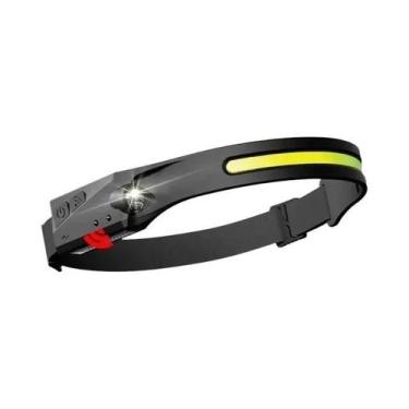 Imagem de Lanterna De Cabeça LED Recarregável Com Sensor USB, Potente Luz De Bus