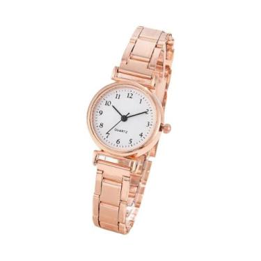 Imagem de Relógio Analógico De Quartzo Feminino Com Mostrador Pequeno, Moda Simp