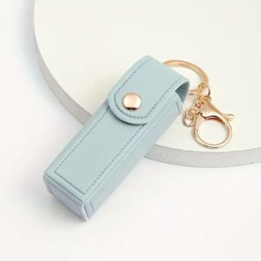 Imagem de Bolsa de batom, bolsa de maquiagem, suprimentos de viagem, porta-chaves, porta-chaves simples, mini bolsa de cosméticos (cinza)