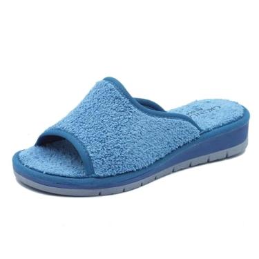 Imagem de CI1317 GRUNLAND Pantufas femininas esponja bico aberto cunha 4 cm, Avio, 36