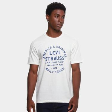 Imagem de Camiseta Levi's Graphic Set-In Neck Masculina, Off white, M