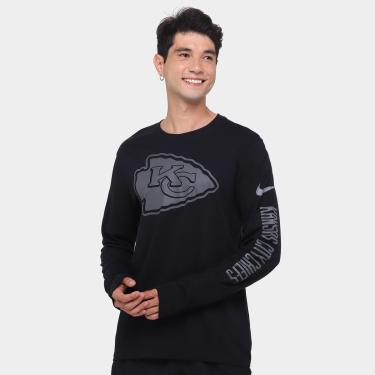 Imagem de Camiseta Nike NFL Kansas City Chiefs Reflective Essential Manga Longa Masculina-Masculino