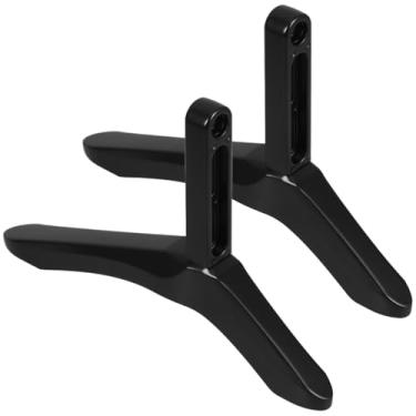 Imagem de SAFIGLE Suporte universal para mesa de TV de liga de alumínio, suporte de base de televisão de mesa para TV de 48 a 65 polegadas
