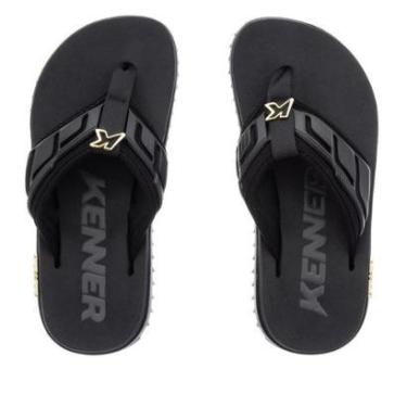 Imagem de Chinelo Kenner Kivah Tecido Preto - 43-Masculino