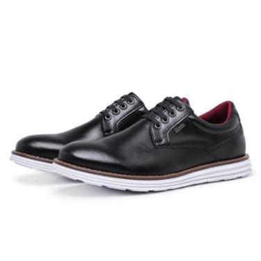 Imagem de Sapato Oxford Casual Masculino Esporte Fino Slim Moderno Palmilha EVA Confortavel Sola...