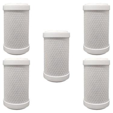 Imagem de Kit 5 Filtros Carbon Block de 5 de Encaixe de Uso Universal