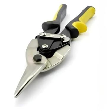 Imagem de Tesoura de Aviação Profissional - Corta Chapa de Ferro e Aço até 1.2mm, Resistente para Trabalhos Industriais e Manutenção, Ferramenta Durável (Tesoura De cortar chapa B-TEK)