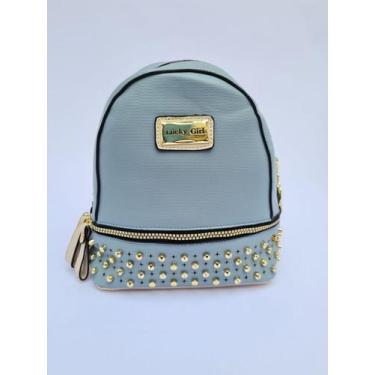 Imagem de Mochila Feminina Pequena Estilosa - Lucky Girl, Azul