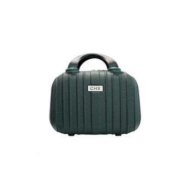Imagem de Frasqueira de viagem maleta necessaire rígida abs - chx, Verde, P