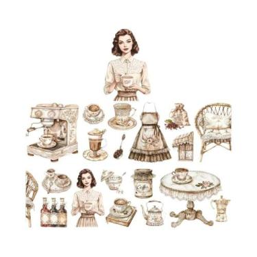 Imagem de Fita Adesiva Decorativa PET De 60mm X 2m Para Diário E Scrapbooking - 