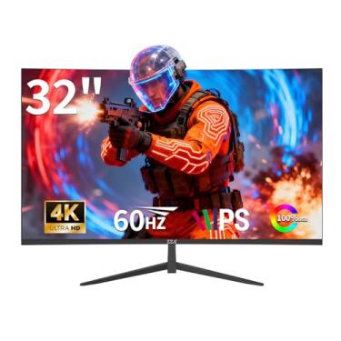 Imagem de Monitor UHD 4K de 32 polegadas (3840 x 2160), IPS, taxa de atualização de 60 Hz, 100% sRGB, AMD FreeSync, ângulo de visão de 178°, HDMI/DisplayPort, compatível com montagem VESA 100 x 100 mm