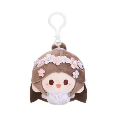 Imagem de Mochila De Pelúcia Floral Com Design Redondo E Rodinhas - Presente Ofi