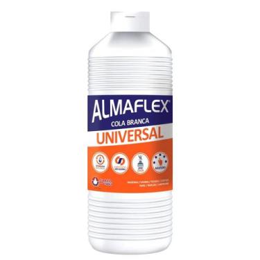 Imagem de COLA BRANCA UNIVERSAL PVA ALMAFLEX 1kg - ALMATA QUIMICA